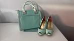 Turquoise/mint groene pumps van Ted Baker, Ophalen of Verzenden, Zo goed als nieuw, Groen