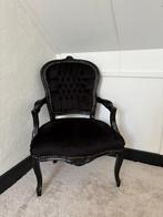 Mooie Barok stoel, zwart, Antiek en Kunst, Antiek | Meubels | Stoelen en Banken, Ophalen