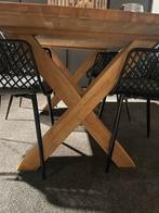 Mooie houten eettafel voor 4 personen, Ophalen, Gebruikt