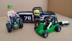 Playmobil set Straatracers, 3 poppetjes 2 auto's accessoires, Kinderen en Baby's, Speelgoed | Playmobil, Ophalen of Verzenden