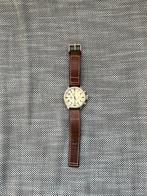Tommy Hilfiger horloge heren leder bruin/beige, Overige merken, Staal, Verzenden, Polshorloge