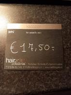 Waardebon, Kappersbon, Cadeaubon, Ophalen, Zo goed als nieuw