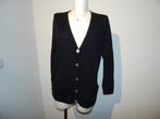 Acne fijn gebreid merino wollen vest baggy look S/M, Verzenden, Zwart, Acne, Zo goed als nieuw