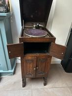 Antieke Grammofoonspeler in Houten Kast - Vintage Audio, Antiek en Kunst, Antiek | Tv's en Audio, Ophalen