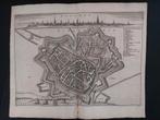 20 / Plattegrond van Zutphen Gravure uit 1657 J. Janssonius, Antiek en Kunst, Ophalen of Verzenden