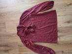 Rode blouse met strik, Ophalen of Verzenden, Zo goed als nieuw, Maat 38/40 (M), Rood