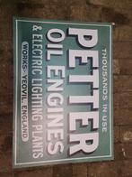 Petter replica bordje, Ophalen of Verzenden, Elektromotor