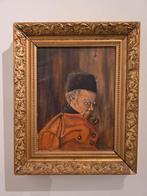Olieverfschilderij van een man met pijp, Antiek en Kunst, Kunst | Schilderijen | Klassiek, Ophalen