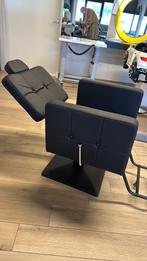 Kappersstoel Button chair knipstoel showroom groothandel, Huis en Inrichting, Zwart, Metaal, Nieuw, Ophalen of Verzenden