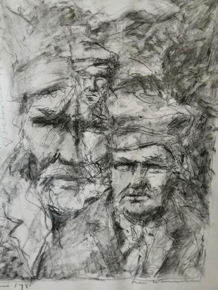 Toeteroet afbeelding, Antiek en Kunst, Kunst | Litho's en Zeefdrukken, Ophalen
