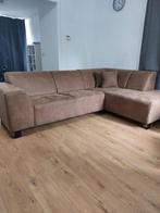 Hoekbank Nino (Recht) – Taupe – Stof Presto, Ophalen, Gebruikt, Hoekbank, Stof