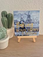 Oudhollands Tegeltje - Gouden Quote, Antiek en Kunst, Antiek | Wandborden en Tegels, Ophalen of Verzenden