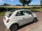 Fiat 500 1.2 AUT C 2010 Wit, Auto's, Fiat, 4 cilinders, Cabriolet, Leder en Stof, Wit