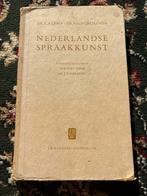 Nederlandse Spraakkunst - Dr. E. Rijpma, Ophalen of Verzenden, Alpha, Gelezen, HBO