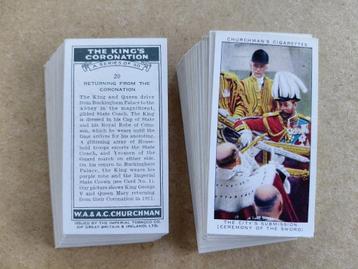 The King's Coronation complete set 50 cigarette cards 1937 beschikbaar voor biedingen