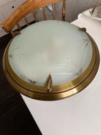 mooie plafondlamp, Huis en Inrichting, Lampen | Plafondlampen, Ophalen of Verzenden, Zo goed als nieuw, Glas