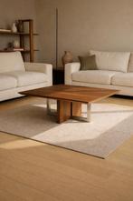 Vintage Mid Century / Japandi Salontafel, Ophalen, Mid century Japandi, Vierkant, Zo goed als nieuw