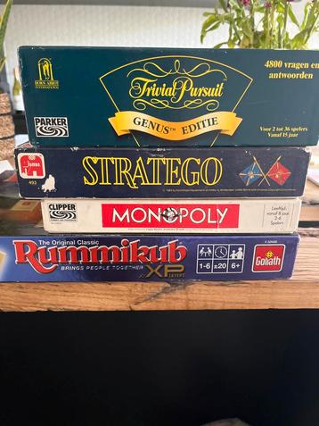 Klassieke Bordspellen Collectie: Rummikub, Monopoly, etc. beschikbaar voor biedingen