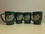 4 Cup-a-Soup Mokken, Huis en Inrichting, Keuken | Servies, Gebruikt, Verzenden, Keramiek, Overige stijlen