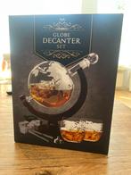 Whisky Mikamax Globe Decanter Set nieuw in doos, Ophalen of Verzenden, Nieuw, Minder dan 50 cm, Minder dan 5 flessen