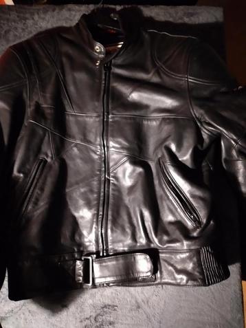 Motorjas Echt Leer Maat 56 - Als Nieuw! beschikbaar voor biedingen