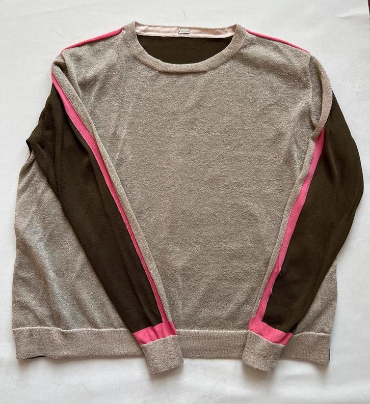 Goud glitter trui Gustav maat 38, Kleding | Dames, Truien en Vesten, Zo goed als nieuw, Maat 38/40 (M), Overige kleuren, Ophalen of Verzenden
