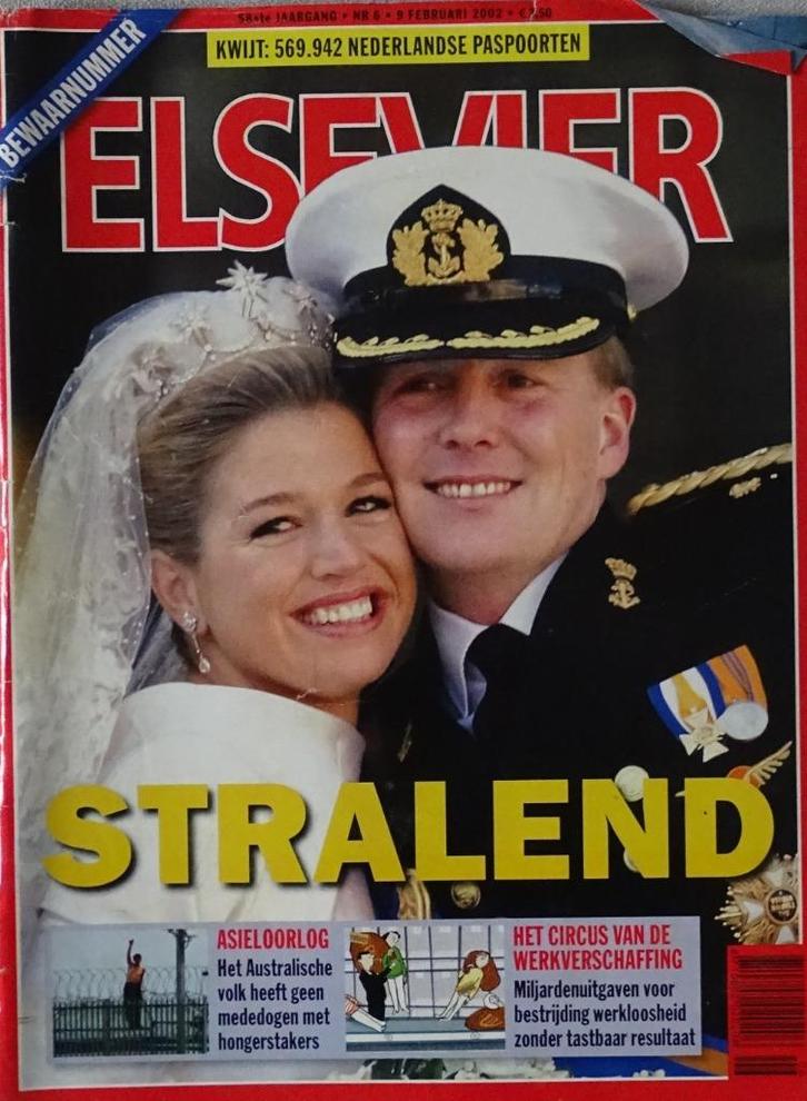 Tijdschrift Elsevier Bewaarnummer  Huwelijk Willem-Alexander, Verzamelen, Tijdschriften, Kranten en Knipsels, Tijdschrift, Nederland