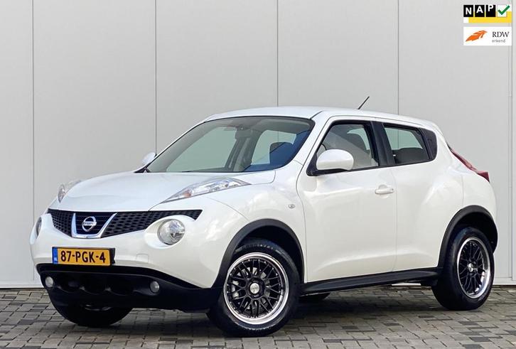 Nissan Juke 1.6 ACENTA NAVI CAMERA DEALER ONDERHOUDEN, Auto's, Nissan, Bedrijf, Te koop, Juke, ABS, Achteruitrijcamera, Airbags