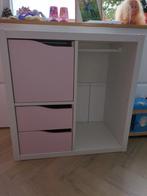 Ikea Kallax Kinderkledingkast met roze lades, Gebruikt, Kast, 75 tot 100 cm, Minder dan 50 cm