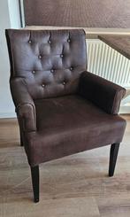 Landelijke stoelen, microvezel cognac bruin, Huis en Inrichting, Stoelen, Ophalen, Bruin, Vier, Stof