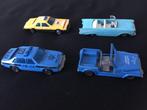 4x retro auto (autootjes) oa taxi, politieauto, chevrolet, Ophalen, Gebruikt, Auto