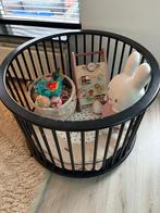 Zwarte Ronde Box van Bobita met wieltjes, Ophalen, Gebruikt, Rond, Wieltjes