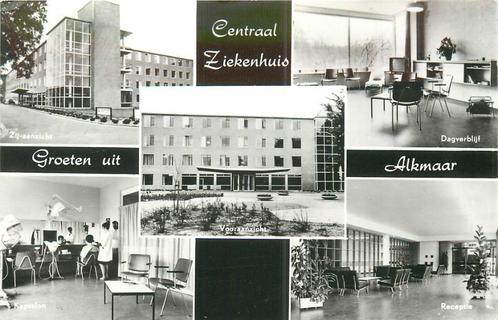 (388-528-043) Alkmaar Groeten uit Centraal Ziekenhuis, Verzamelen, Ansichtkaarten | Nederland, Noord-Holland, Verzenden