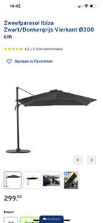 Zweefparasol gamma, Ophalen of Verzenden, Zo goed als nieuw, Zweefparasol