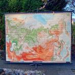 Grote wandkaart Sowjetunion – Sovjet-Unie, Antiek en Kunst, Antiek | Schoolplaten, Ophalen, Aardrijkskunde