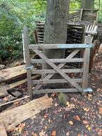 Houten Veldhek - Douglas, Tuin en Terras, Tuinhekken en Hekwerk, Ophalen, Met poort, Gebruikt, Tuinhek