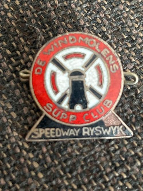 Windmolens Speedway Rijswijk Speldje, Verzamelen, Speldjes, Pins en Buttons, Gebruikt, Speldje of Pin, Sport, Ophalen of Verzenden