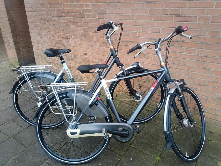 Te koop MOET VANDAAG WEG Leuke set Gazelle eclipse fietsen, Fietsen en Brommers, Fietsen | Heren | Herenfietsen, Gebruikt, Gazelle