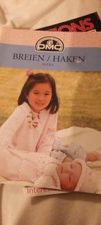 DMC PETRA HAKEN EN BREIPATROON BLAD o.a DOOPJURK BABY, Ophalen of Verzenden, Gebruikt, Breien of Haken, Patroon of Boek