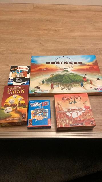 5 Bordspellen te koop - Goede Staat! beschikbaar voor biedingen