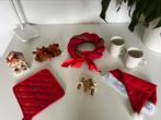 Diverse kerstspullen (krans, waxinelichthouder, bekers etc.), Diversen, Ophalen of Verzenden, Zo goed als nieuw