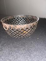 Mooie ijzeren schaal / kom, Ophalen of Verzenden, Zo goed als nieuw, Rond, Overige materialen