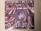 Distortion & MC R.A.W. vs Bass-D & King Matthew – Raveworld, Ophalen, Gebruikt, 12 inch, Dance Populair