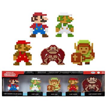 Nintendo 8-Bit Figuren Collectie - Mario, Donkey Kong, Zelda beschikbaar voor biedingen