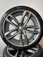 20” Audi A6 C7 velgen + Pirelli zomerbanden, Ophalen, Gebruikt, 255 mm, Banden en Velgen