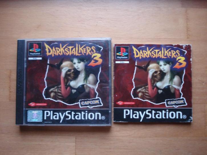 Darkstalkers 3 ps1, Spelcomputers en Games, Games | Sony PlayStation 1, Zo goed als nieuw, Racen en Vliegen, 1 speler, Vanaf 3 jaar