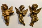 Drie oude Engeltjes voor aan de wand, Antiek en Kunst, Ophalen of Verzenden