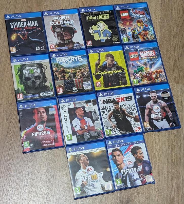 14 Spelen games Ps4 PlayStation 4 fallout call of duty fifa, Spelcomputers en Games, Games | Sony PlayStation 4, Gebruikt, Avontuur en Actie