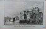 26 / Slot Wijk bij Duurstede - prent uit ca 1865, Ophalen of Verzenden