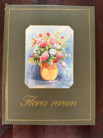 Flores Rerum – Kunstzinnig bloemboek met aquarelillustraties beschikbaar voor biedingen